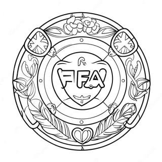 Pagina Para Colorir Do Emblema Da Ffa 104585-42357