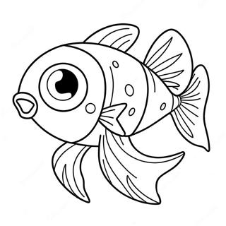 Pagina Para Colorir Do Peixe Gato Em Estilo De Desenho Animado Com Olhos Grandes 104613-42391