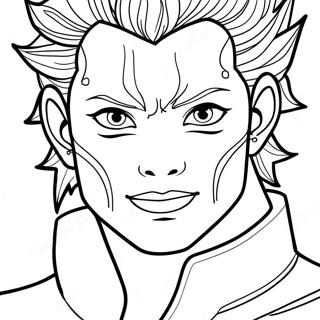 Pagina Para Colorir Do Retrato Do Dabi 104638-42408