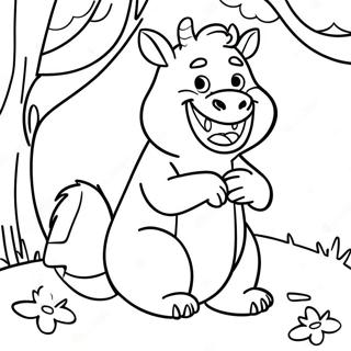 Pagina Para Colorir Do Gruffalo Amigavel 104920-42617