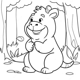 Pagina Para Colorir Do Gruffalo Amigavel 104920-42618