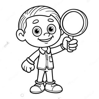 Pagina Para Colorir Do Sid O Cientista Com Lupa 104946-42639