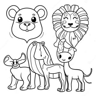 Pagina Para Colorir De Animais Africanos 104996-42674