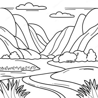 Pagina Para Colorir Do Vale Verdejante 105076 42746