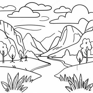 Pagina Para Colorir Do Vale Verdejante 105076 42747