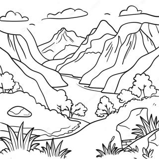 Pagina Para Colorir Do Vale Verdejante 105076 42748