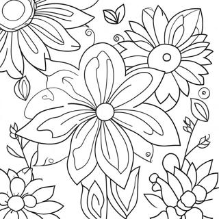 Pagina Para Colorir De Flores Rosa Encantadoras 105205-42852