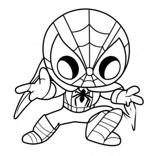 Pagina Para Colorir Do Bebe Homem Aranha 105536-43107