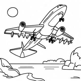 Pagina Para Colorir Do Aviao A380 Decolando 105566-43141