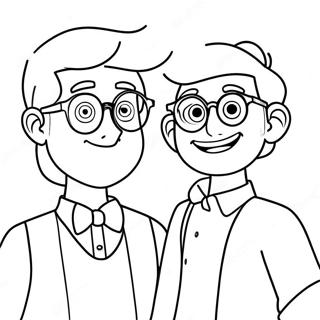 Pagina Para Colorir Da Aventura Do Blippi E Meekah 105588-43149