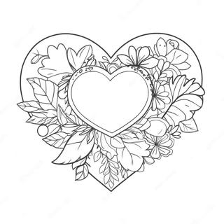 Pagina Para Colorir Coracao Do Dia Dos Namorados 105663-43207