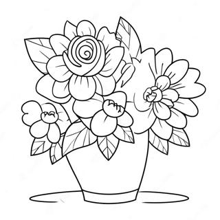 Pagina Para Colorir Flores Romanticas Do Dia Dos Namorados 105664-43210