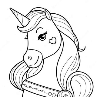 Pagina Para Colorir Da Barbie Unicornio 105715-43245