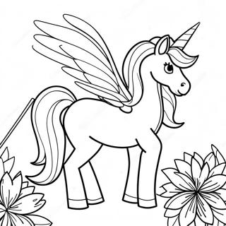 Pagina Para Colorir Da Barbie Unicornio 105715-43248