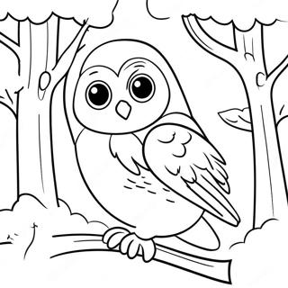 Pagina Para Colorir Da Hedwig Em Um Pais Das Maravilhas De Inverno 105875-43382