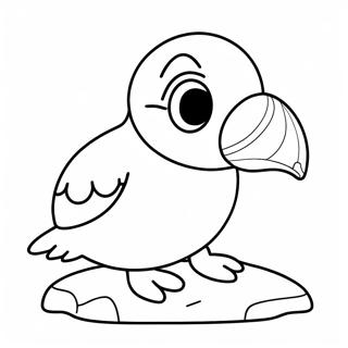 Pagina Para Colorir De Personagens Fofos De Puffin Rock 106207-43630