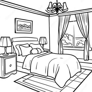 Pagina Para Colorir De Quarto Realista 106464-43825