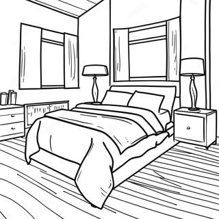 Pagina Para Colorir De Quarto Realista 106464-43827