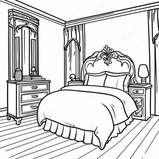 Pagina Para Colorir De Quarto Realista 106464-43828