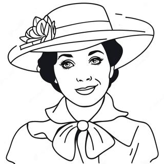 Mary Poppins Páginas Para Colorir