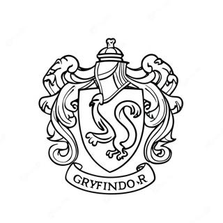 Pagina Para Colorir Do Emblema De Gryffindor 106515-43866