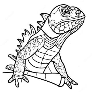 Pagina Para Colorir De Iguana Majestosa 106567-43914