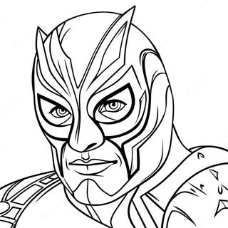 Pagina Para Colorir Do Rey Mysterio 106719-44028