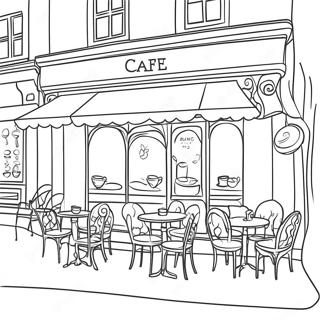 Pagina Para Colorir Cafe Vintage Charmoso 106876-44161