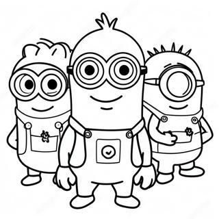 Pagina Para Colorir Minions Aventureiros 106898-44169