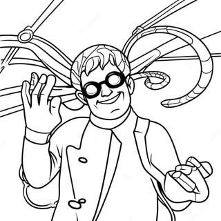 Pagina Para Colorir Do Doc Ock Em Acao 106950-44210