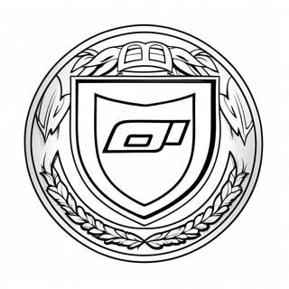 Pagina Para Colorir De Logotipo De Carro Esportivo 107181 44403