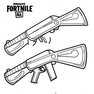 Pagina Para Colorir De Espingarda Vibrante Do Fortnite 107232 44448