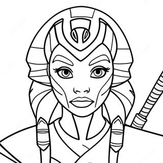 Pagina Para Colorir Ahsoka Tano 107254-44450