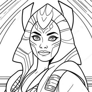 Pagina Para Colorir Ahsoka Tano 107254-44451