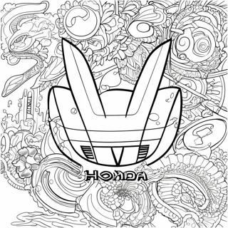 Honda Páginas Para Colorir