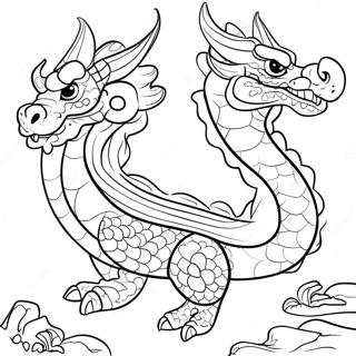 Pagina Para Colorir Dragao Coreano 107974-45017