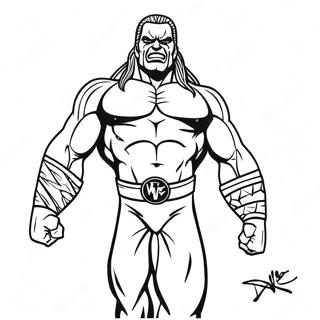 Wwe O Monstro Páginas Para Colorir