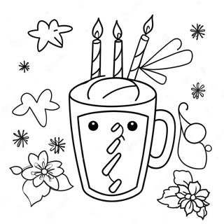 Pagina Para Colorir Da Celebracao Do Ano Novo Em Janeiro 108415 45368