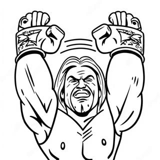 Pagina Para Colorir Do Epic Wwe Wrestler Showdown 108489-45413