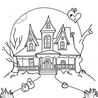 Pagina Para Colorir De Casa Assombrada Espooky 108722 45598