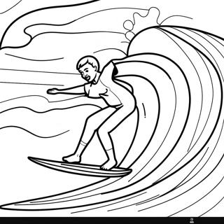 Surfando Páginas Para Colorir