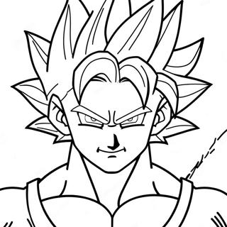 Pagina Para Colorir Do Vegito Super Saiyajin 108877-45713