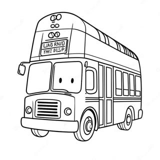 Pagina Para Colorir Do Cartao De Agradecimento Do Motorista De Onibus 108927-45751