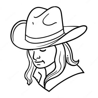 Pagina Para Colorir Chapeu De Cowboy 109055-45850