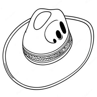 Pagina Para Colorir Chapeu De Cowboy 109055-45914