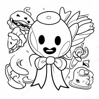 Pagina Para Colorir Das Atividades Divertidas Da Semana Da Fita Vermelha 109239-46064