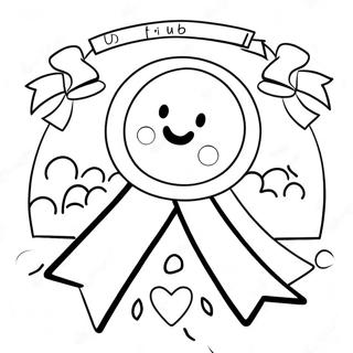 Pagina Para Colorir Da Comunidade Alegre Da Semana Da Fita Vermelha 109241-46071