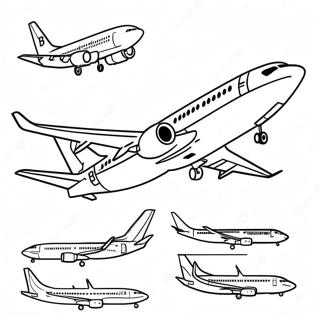 Pagina Para Colorir Do Boeing 737 109263-46075