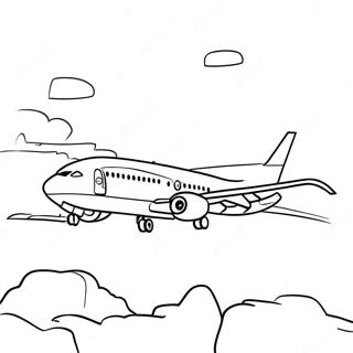 Pagina Para Colorir Do Boeing 737 109263-46076