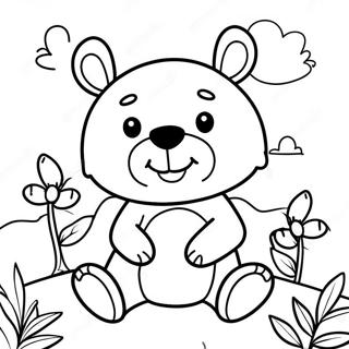 Pagina Para Colorir Do Urso Hey Feliz 109393-46185